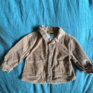 Old Navy Brown corduroy Jacket with Collared Neckline